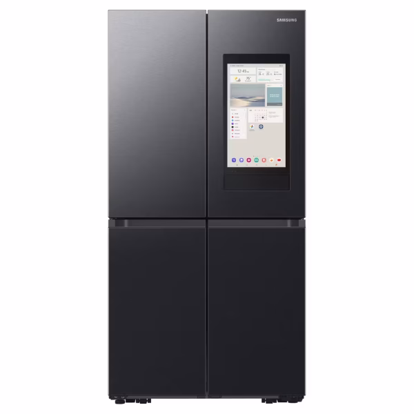 26.7 cu. ft. Large Capacity Side-by-Side Refrigerator with Touch Screen Family Hub in Stainless Steel